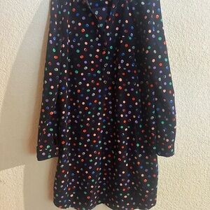 The Limited Black Polka Dot Dress